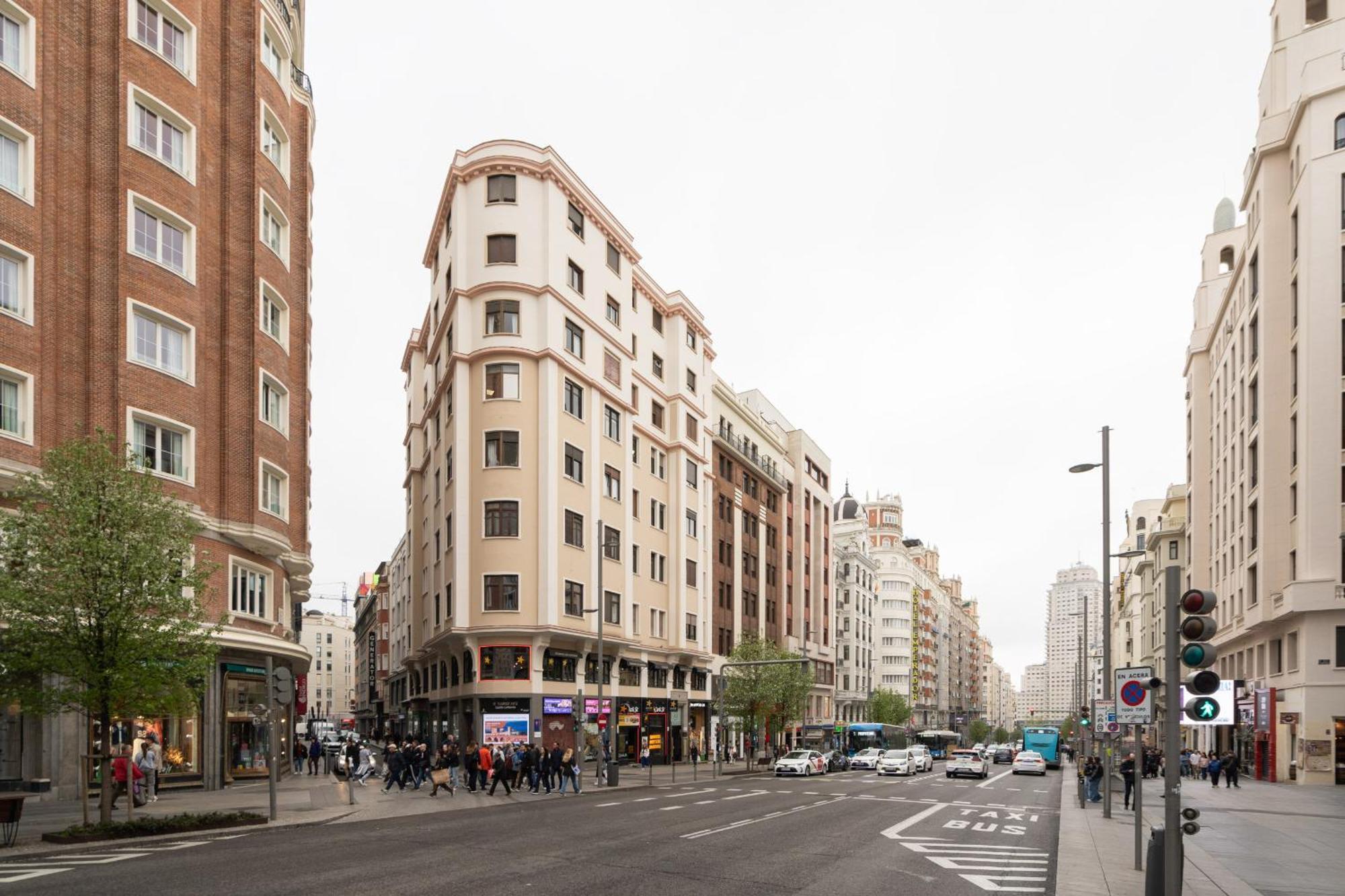 Apartamento Reformado Para 6 Personas En Plena Gran Via Alquiler Temporal Μαδρίτη Εξωτερικό φωτογραφία